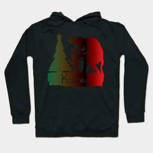 Krampus Green and Red Hoodie